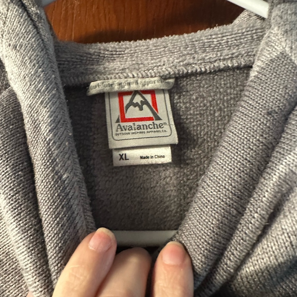 Avalanche Heather Gray Knit Pullover - image 3